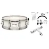 Image de Marching & fanfare GEWA CAISSE CLAIRE DE MARCHE - 14 x 5 BOULEAU - BLANC Tambours