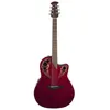 Image de Ovation Celebrity Elite Mid Cutaway Ruby Red Folk électro