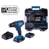 Image de Coffret perceuse visseuse sans fil CDTB74 2X 50Nm mandrin 13mm 74 access SCHEPPACH 20V