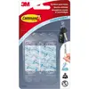 Image de Set de 6 mini crochets Command Transparents