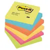 Image de Post-it 3M Professeur Rainbow lot 654TFEN, 70x 70 mm, 6 coul