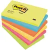 Image de 3M Post-it Notes Rainbow lot 655TFEN, 127x76 mm, 6 couleurs
