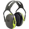 Image de Casque antibruit Peltor X4A - 3M - serre-tête - 33dB - vert - X4A