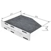 Image de Filtre D'habitacle À Charbon Actif Bosch R2597