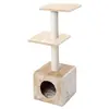 Image de Europet Bernina - Arbre à Chat Palazzo avec Poteau de Diamètre 8cm - 30x30x90cm - Beige