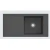 Image de Villeroy & Boch, Évier, Villeroy&Boch Evier rectangulaire, Evier de cuisine Timeline 60 Graphite noir/gris, 100x51cm, reve (Evier encastré, Éviers à poser, 51 cm, 100 cm)