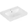 Image de Villeroy & Boch, Lavabo, Lavabo Subway 2.0 55 cm blanc avec revêtement 711355R1 (440 mm, 550 mm)