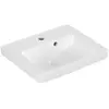Image de Villeroy & Boch, Lavabo, V&B lave-mains SUBWAY 2.0 450x370mm, avec lavabo blanc (370 mm, 450 mm)