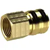 Image de Riegler, Outils pneumatiques : accessoires, Raccord rapide 3/8" FF laiton brut DN 7,2 max.12bar