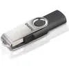 Image de Hama Rotate USB 2.0 (128 Go, USB-A), Clé USB, Argent, Noir