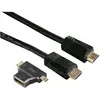 Image de Hama HDMI (Typ A)   HDMI (Typ A) (1.50 m), Câble vidéo, Noir