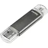 Image de Hama Laeta Twin (16 Go, USB-A), Clé USB, Gris