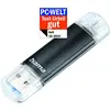 Image de Hama Laeta Twin (64 Go, USB-A), Clé USB, Noir