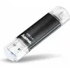 Image de Hama Laeta Twin (128 Go, Micro USB-A, USB-A), Clé USB, Noir