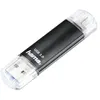 Image de Clé USB Laeta Twin, USB 3.0, 128 GB, 40 MB/s, noire, emballage fin