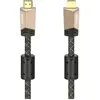 Image de Hama HDMI (Typ A)   HDMI (Typ A) (0.75 m), Câble vidéo, Marron
