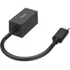 Image de Hama RJ45 USB Typ C   RJ45 (USB-C, RJ45 (1x)), Adaptateur réseau, Noir