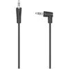 Image de Hama Câble audio, jack 3,5 mm st. 90° - jack 3,5 mm st., stéréo, 0,5 m (0.50 m, Câble AUX), Câble audio
