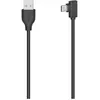 Image de Hama Câble USB C, fiche USB C - fiche USB A, 90°, USB 2.0, 480 Mbit/s, 0.75m (0.75 m, USB 2.0), Câble USB