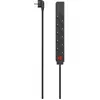 Image de Hama, Multiprise, Prises multiples, 5x, USB-A 17W, interrupteur, 1,4 m, noir (5x, CEE 7/4, 1.40 m)