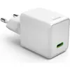 Image de Hama Chargeur rapide, USB-C, PD/QC/GaN, super-mini-chargeur, 45 W, blanc (45 W, 1 portion), Chargeur USB, Blanc