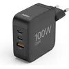 Image de Hama Chargeur rapide (100 W, 3 ports), Chargeur USB, Noir