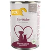 Image de Herrmann's Pure Viande / Pure Viande Bio 6 x 400 g pour chien et chat - poulet bio