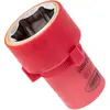 Image de Vigor, Clé à douille + douilles, Douille VDE   V3338   Carré12,5 mm (1/2 pouce)   Profil extérieur hexagonal   24... (24 mm)