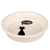 Image de Gamelle céramique Trixie 250mL 13cm de diamètre avec motif de chat - Gamelle pour chat