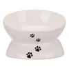 Image de Gamelle en céramique Trixie avec support pour chat - capacité : 150 mL, 13 cm de diamètre