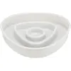 Image de 4x Trixie Slow Feeding, bol, pour chat, gris, plastique (35 cl), Gamelle