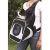 Image de Sac Ventral Savina, 30 × 33 × 26 Cm, Noir/Gris - Mon Animalerie