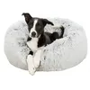 Image de Lit Harvey rond couleur blanc-noir ø 50 cm pour chat et petit chien