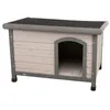 Image de Niche Classic toit plat S-M . 85 x 58 x 60 cm . grise. pour chiens - Trixie - TR-39561