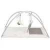 Image de TRIXIE Tapis griffoir - 60 x 33 x 42 cm - Avec jouets suspendus a un fil - Gris clair - Pour chat
