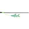 Image de Trixie Canne à pêche poisson en peluche avec herbe à chat L 42 cm Jouets pour chats