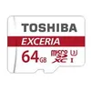 Image de Toshiba EXCERIA M302-EA - Carte mémoire flash (adaptateur microSDXC vers SD inclus(e)) - 64 Go - UHS Class 3 / Class10 - microSDXC UHS-I