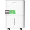 Image de COMFEE Déshumidificateur Portable 12L/Jour, 3 Modes au Choix, Réservoir Amobile 2,5L, Drainage Continu, Minuterie 24h- 20 à 35 