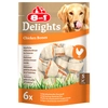 Image de 210g 8in1 Delights, poulet, os à mâcher taille S, (6 os) - Friandises pour chien