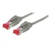 Image de exertis Connect - Cordon de raccordement - RJ-45 (M) pour RJ-45 (M) - 7.5 m - SFTP - CAT 6 - sans halogène - gris