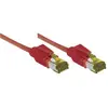 Image de Cordon Rj45 Sur Câble Catégorie 7 S/ftp Lsoh Rouge - 05 M