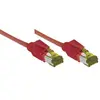 Image de Cordon Rj45 Sur Câble Catégorie 7 S/ftp Lsoh Rouge - 1 M