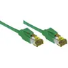 Image de Cordon Rj45 Sur Câble Catégorie 7 S/ftp Lsoh Vert - 3 M