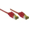 Image de Cordon Rj45 Sur Câble Catégorie 7 S/ftp Lsoh Rouge - 3 M