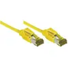 Image de Cordon Rj45 Sur Câble Catégorie 7 S/ftp Lsoh Jaune - 3 M