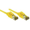 Image de Cordon Rj45 Sur Câble Cat. 7 S/ftp Lsoh Snagless Jaune-03 M