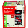 Image de Cheville DUOPOWER 8x40mm S avec vis boîte de 50 - FISCHER - 535460