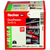 Image de Cheville DUOPOWER 8 x 40 mm S avec vis boîte de 50 FISCHER 535460