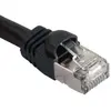 Image de Cordon Rj45 Voip Catégorie 6 S/ftp Snagless Noir - 1 M