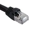 Image de Cordon Rj45 Voip Catégorie 6 S/ftp Snagless Noir - 10 M